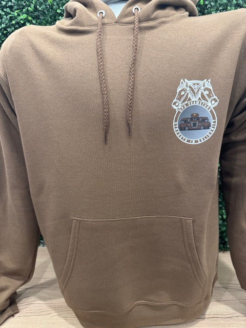 UPS Brown Teamster Truck Hoodie Hooded Sweatshirt